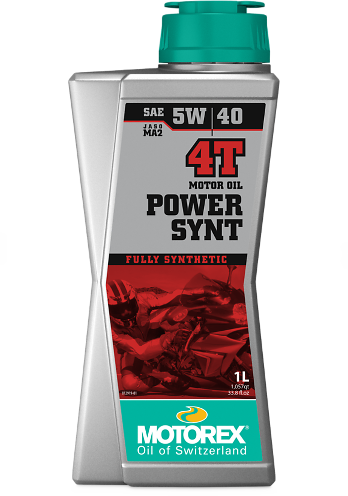 MOTOREX POWER SYNT 4T SAE 5W40 JASO MA2 1LT