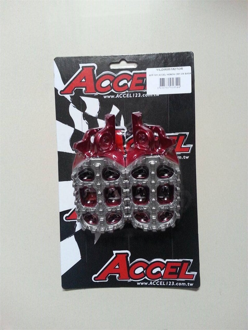 ACCEL HONDA CRF CR BASAK TAKIMI MODİFİYE KIRMIZI