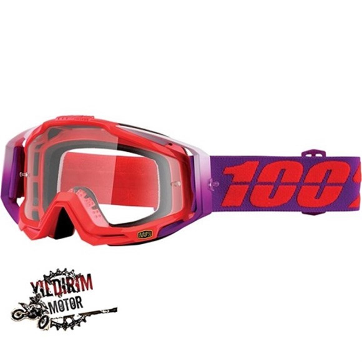 %100  GOGGLE RACECRAFT UNISEX GÖZLÜK