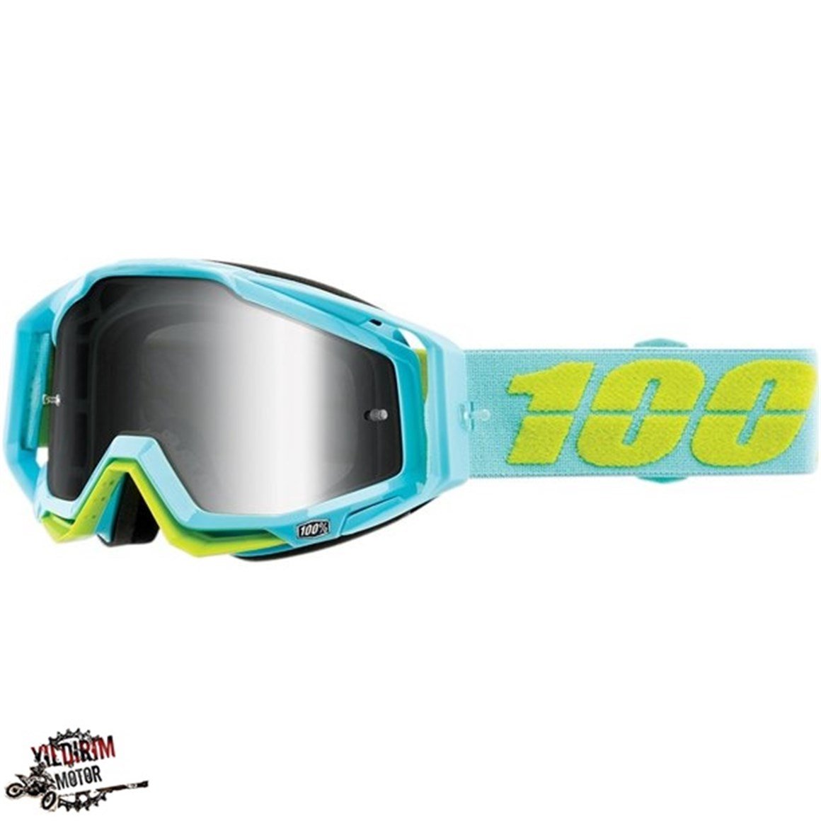 100% RACECRAFT SİYAH CAM GÖZLÜK