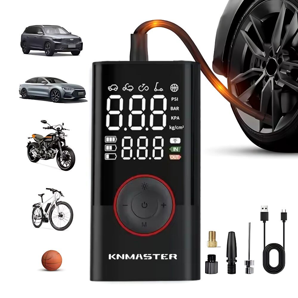 KNMASTER DİJİTAL GÖSTERGELİ HAVA POMPASI