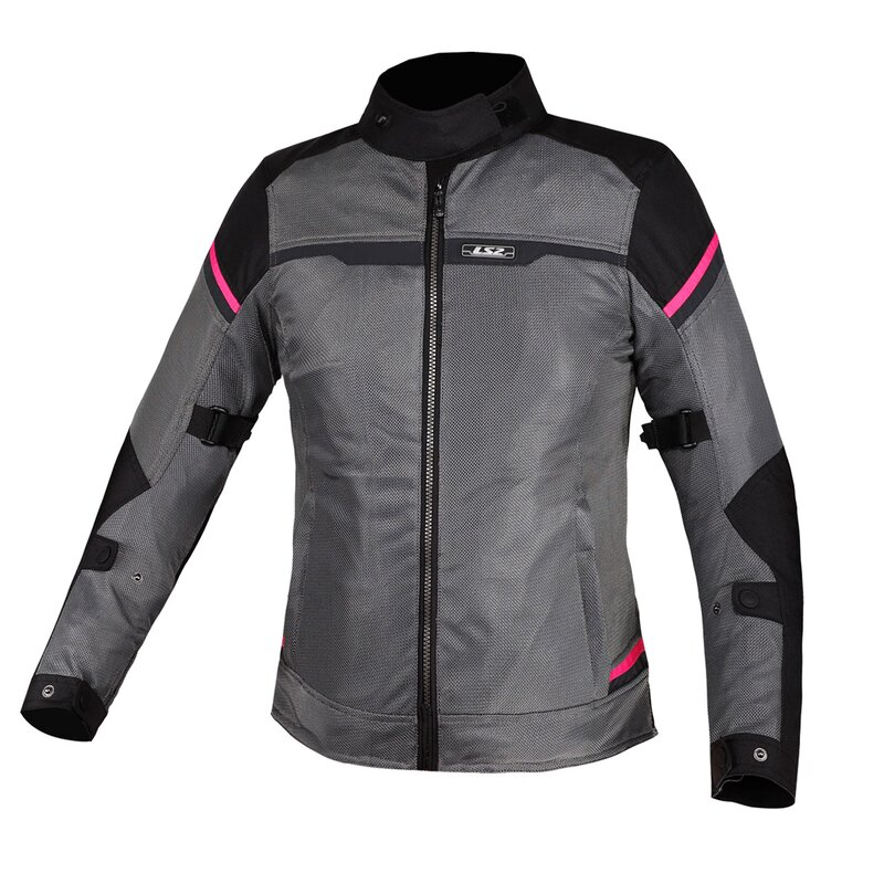 LS2 RIVA KADIN MONT SİYAH/GRİ/PEMBE