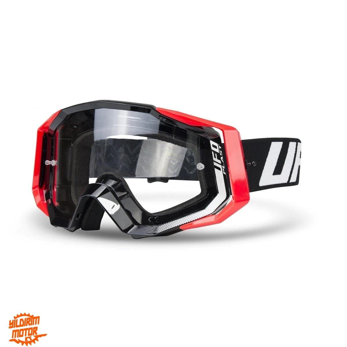 UFO MYSTIC GÖZLÜK SİYAH KIRMIZI