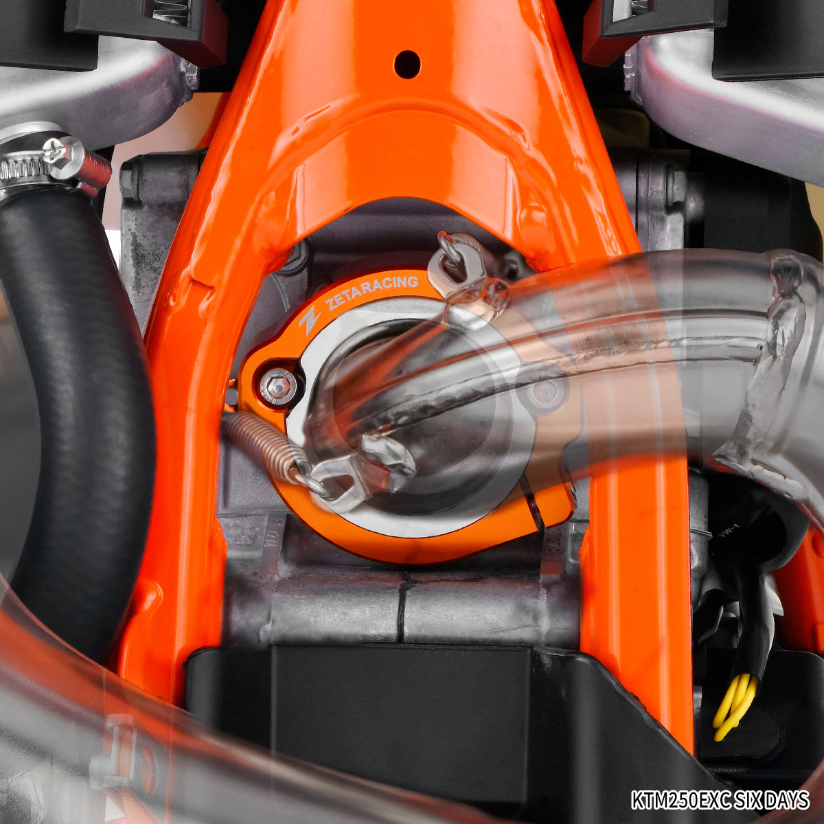 ZETA KTM HUSQ GASGAS EGZOZ FLANGE MAVİ