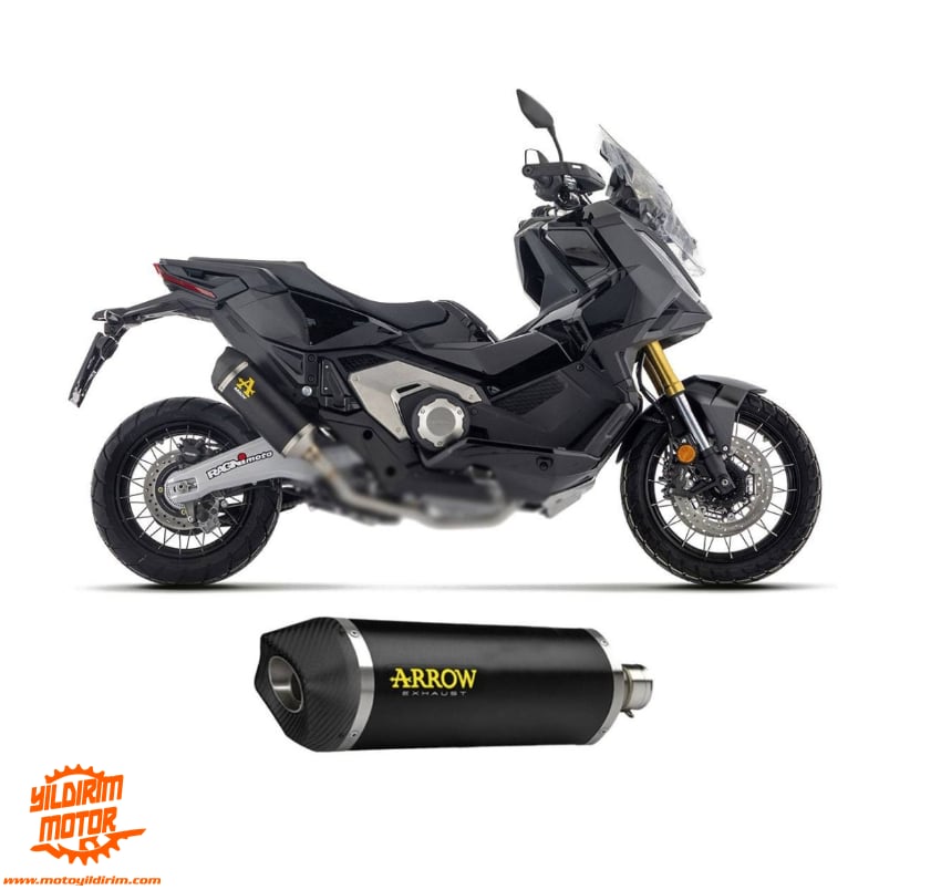ARROW HONDA X-ADV 750 ALUMINYUM SİYAH EGZOZ