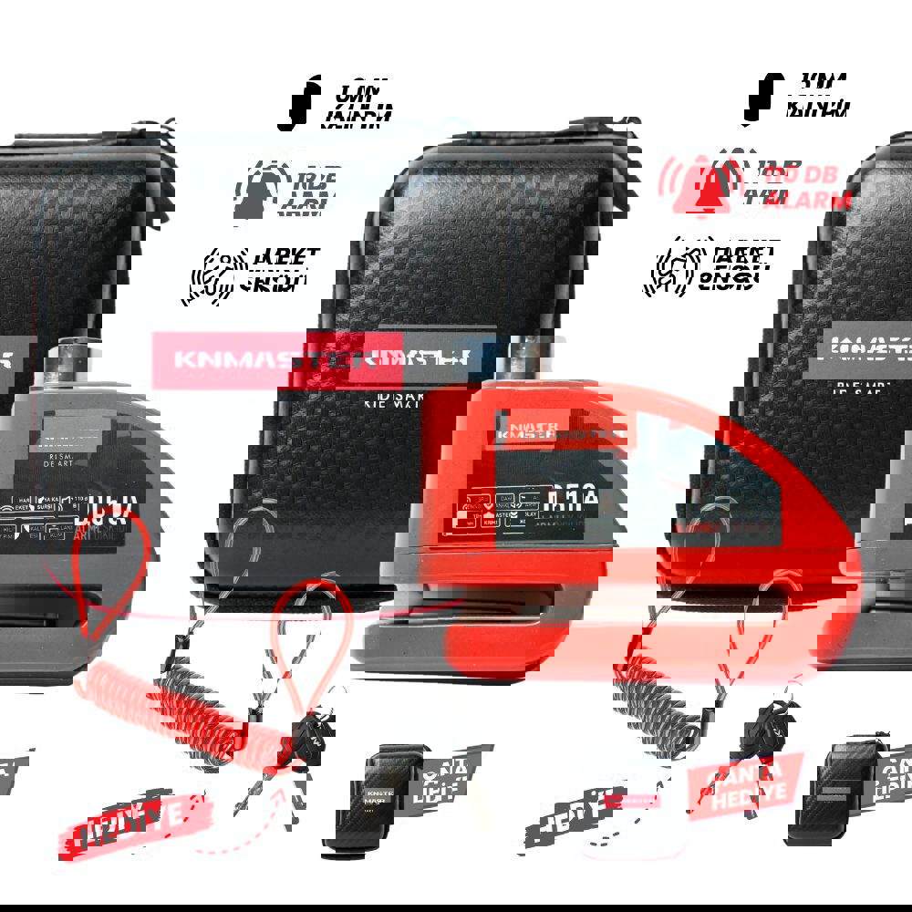 KNMASTER 6MM ALARMLI DİSK KİLİDİ