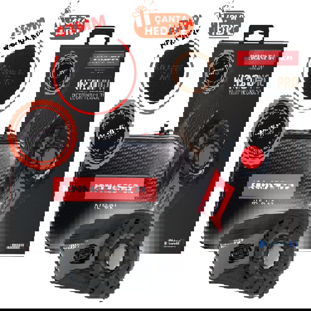 KNMASTER İNTERCOM KULAKLIK SETİ GRİ