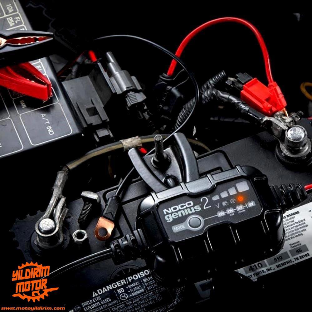 NOCO 6V/12V TEKLİ 2 AMPER AKÜ ŞARJ CİHAZI