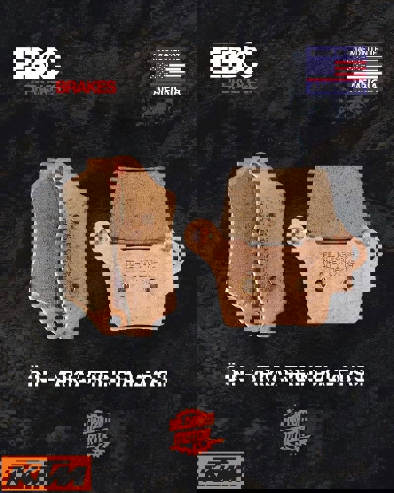 EBC ÖN ARKA FREN BALATASI SETİ