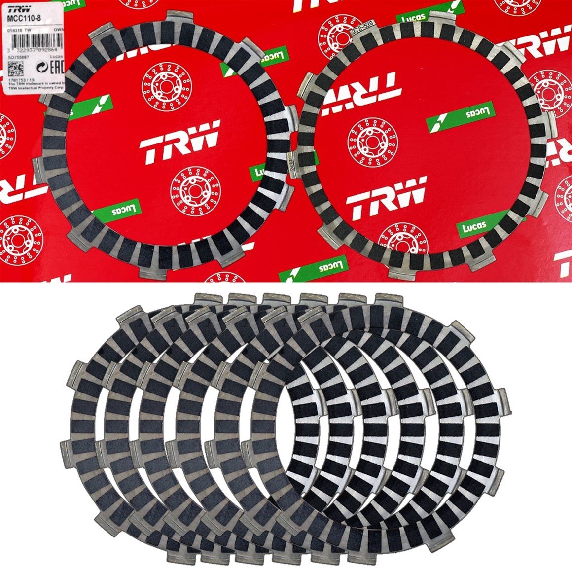 SUZUKİ RM 250 TRW DEBRİYAJ BALATASI 86-87