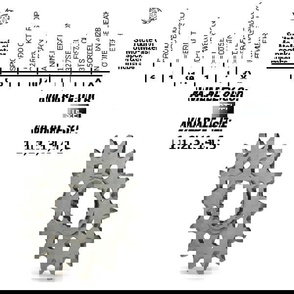 MOTO MASTER 520-13 ÖN DİŞLİ