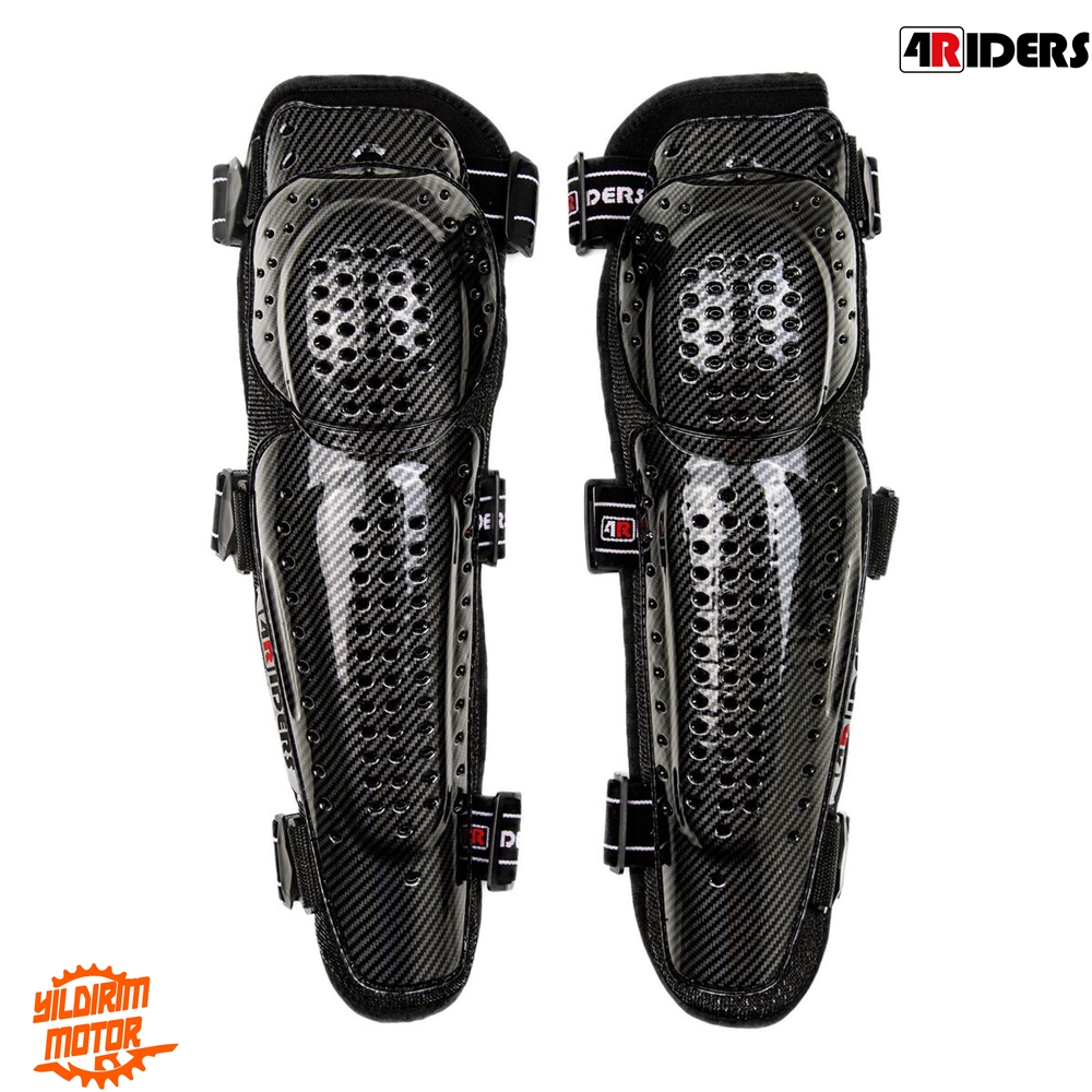 4RIDERS KARBON DİZ KORUMA