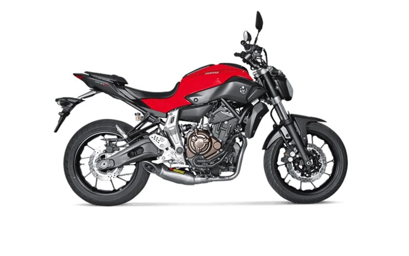 YAMAHA MT-07 AKRAPOVİC RACİNG LİNE TİTANYUM  EGZOZ