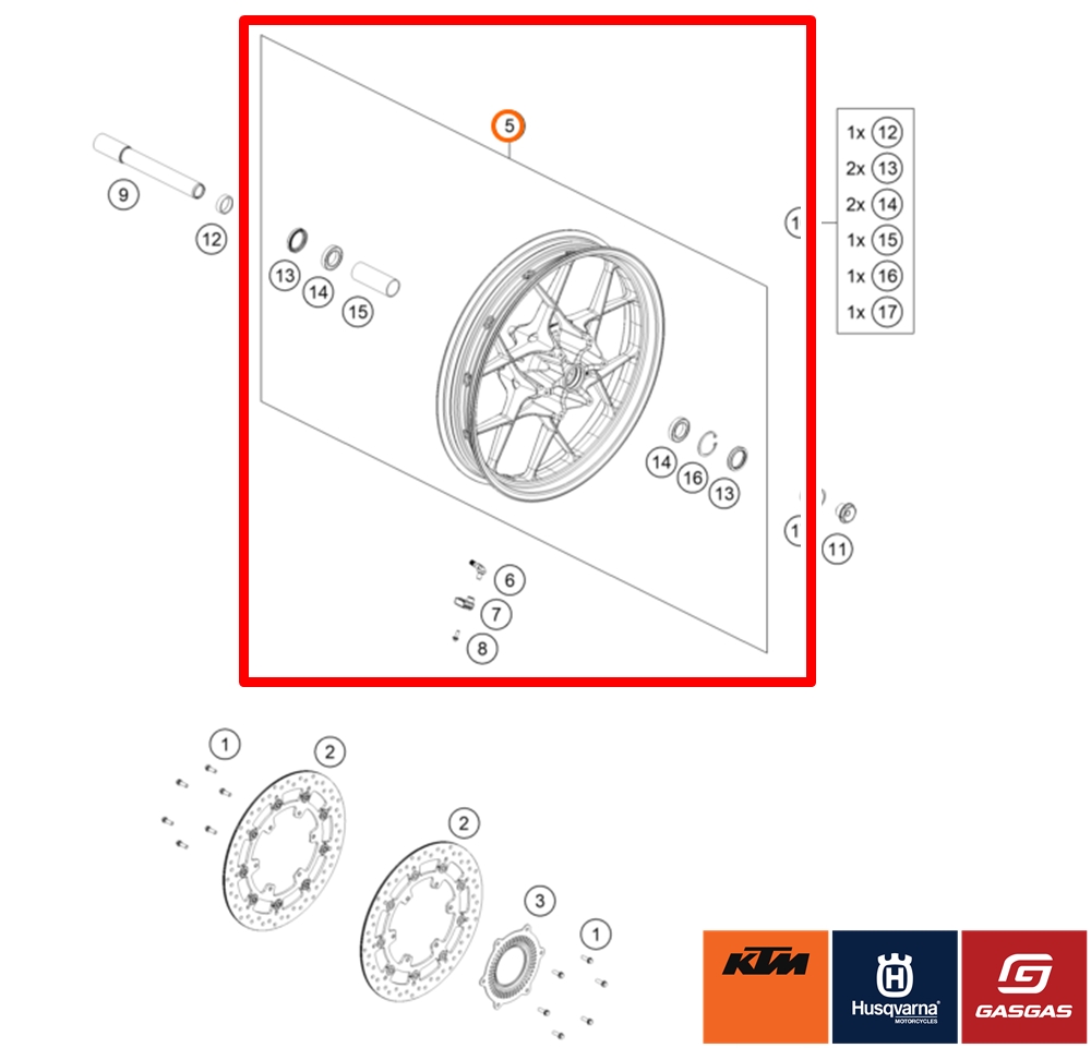 KTM 1290/1390 ADVENTURE S ÖN JANT 17-26