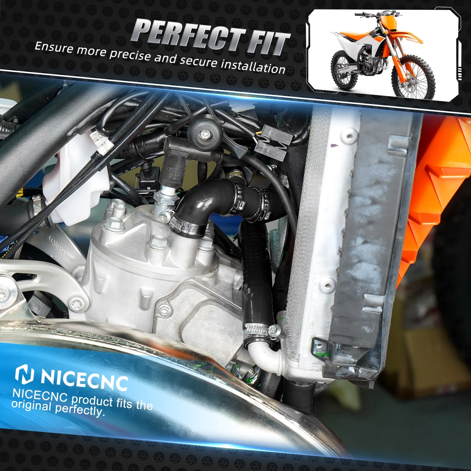 NICECNC KTM&HSQ&GASGAS RADYATÖR HORTUM SETİ 24-26