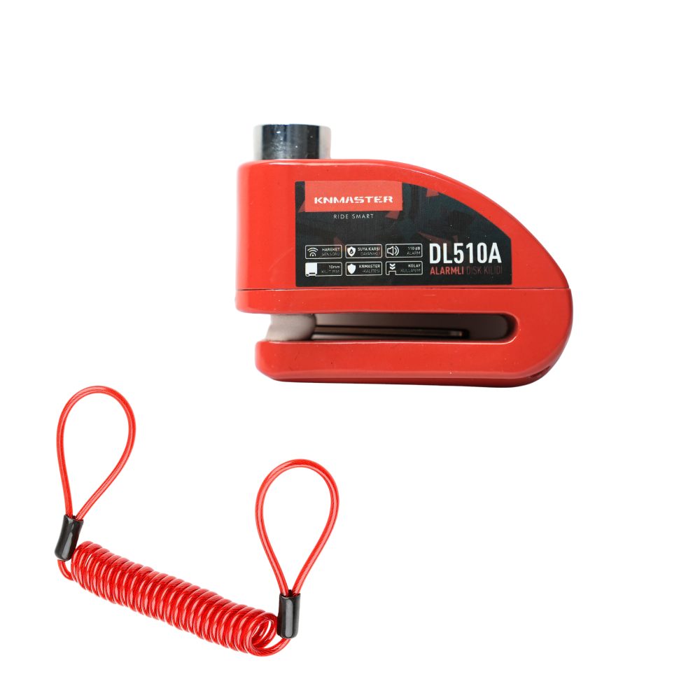KNMASTER 6MM ALARMLI DİSK KİLİDİ