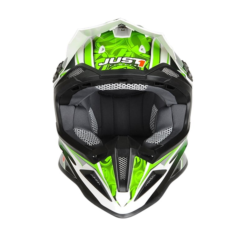 JUST1 J12 Mıster X Green Carbon Kask