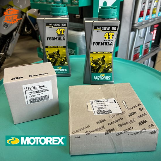MOTOREX HUSQVARNA SVARTPILEN BAKIM SETİ 2024-2026