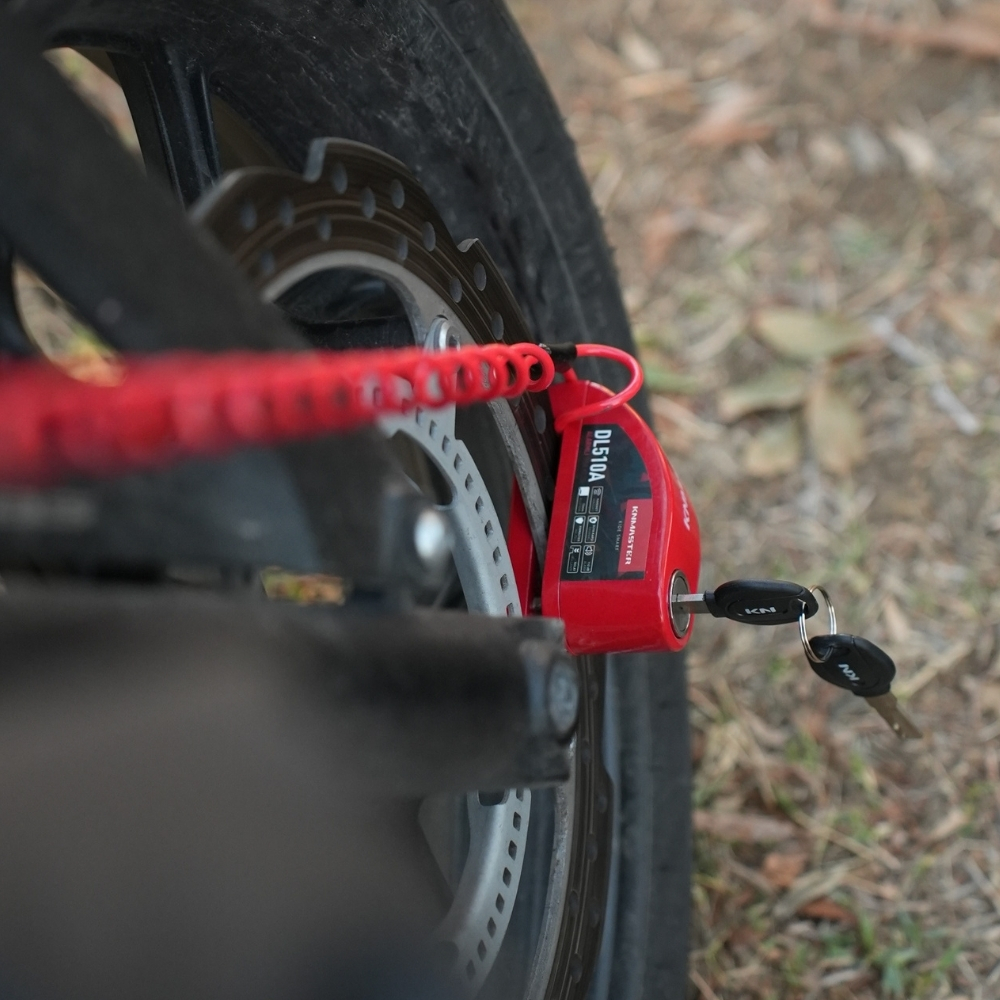 KNMASTER 6MM ALARMLI DİSK KİLİDİ