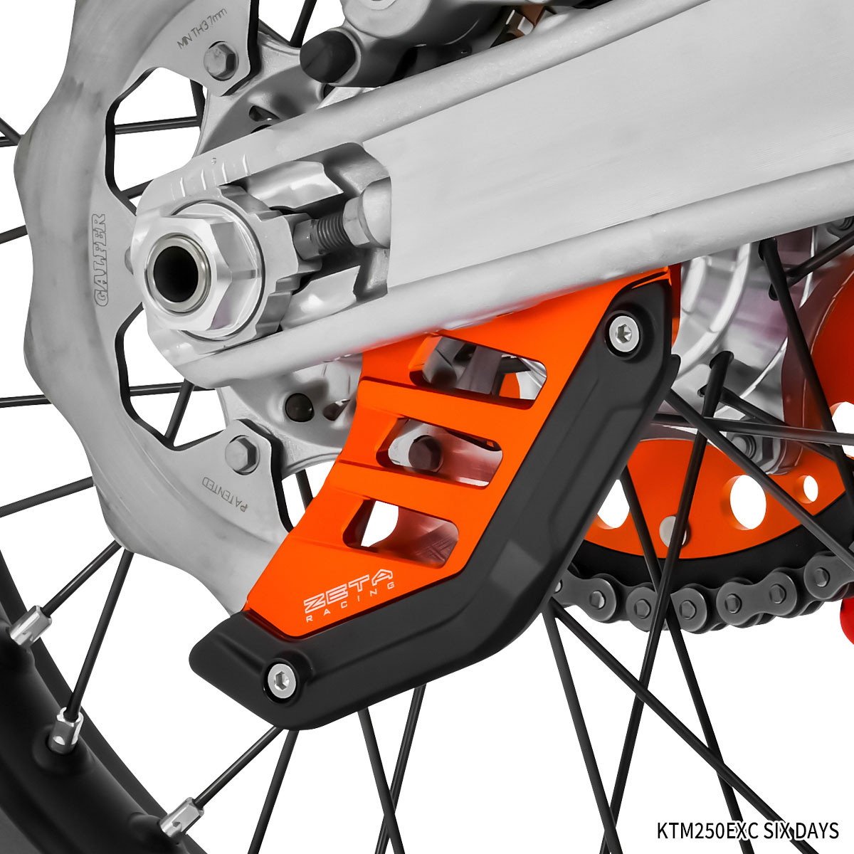 ZETA KTM HUSQ GASGAS ARKA DİSK KORUMA TURUNCU 24/26