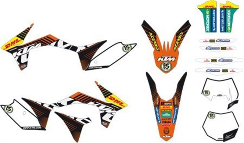 KTM Factory Graphics Enduro Sticker Kit