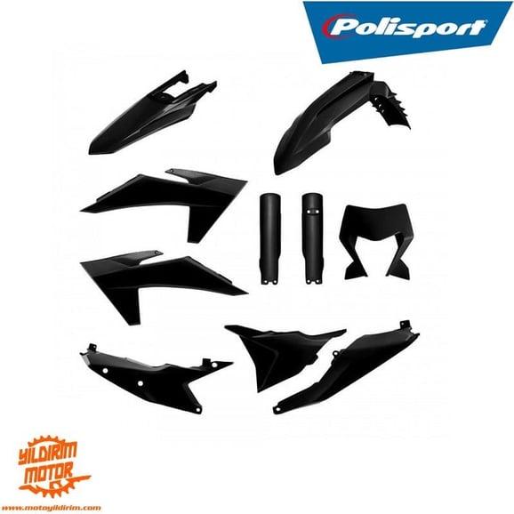 POLİSPORT EXC/EXC-F GRENAJ SET 24-26 SİYAH