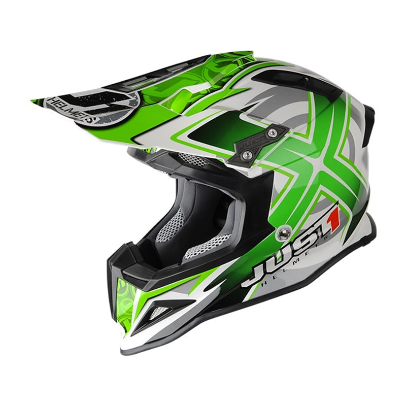 JUST1 J12 Mıster X Green Carbon Kask