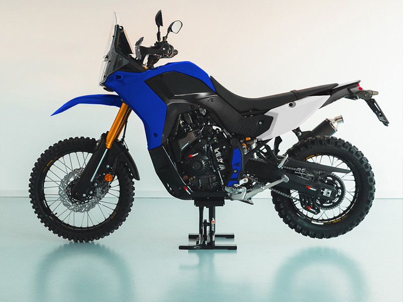 T7 REVOLUTION PLASTIC KIT @ YZ BLUE-WHITE-BLACK