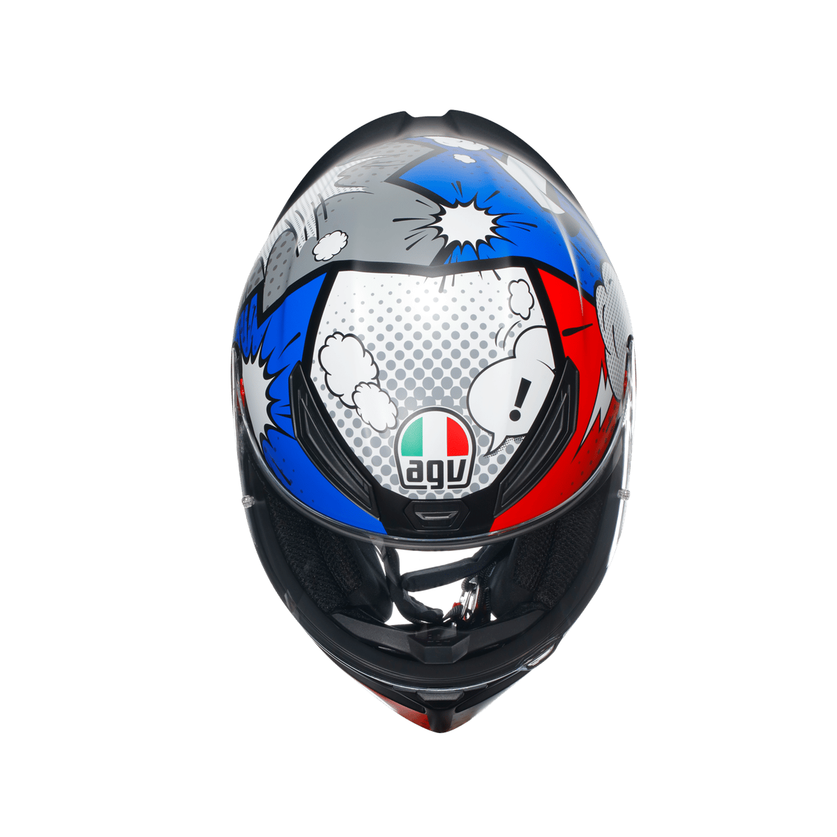 AGV K1 BANK MATT ITALY MAVİ KASK 