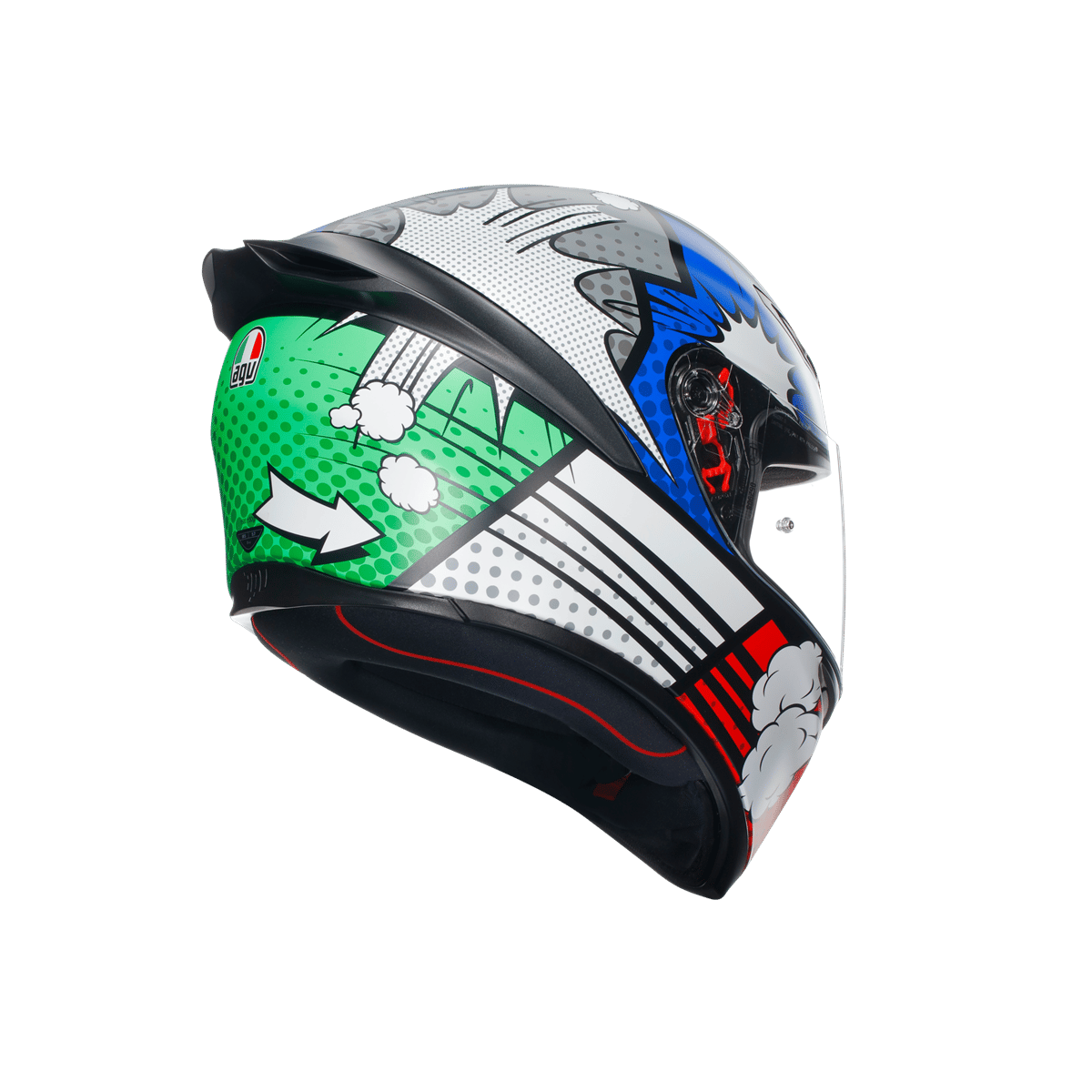 AGV K1 BANK MATT ITALY MAVİ KASK 