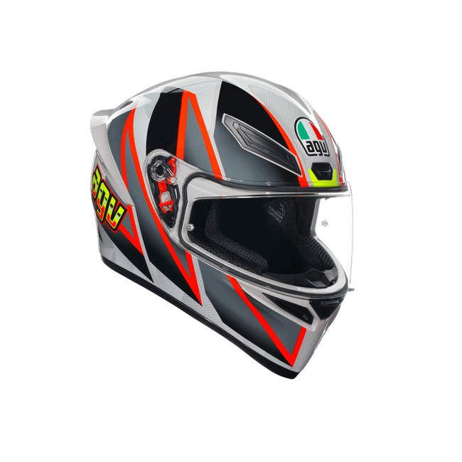 AGV K1 BLIPPER GRİ KIRMIZI KASK 