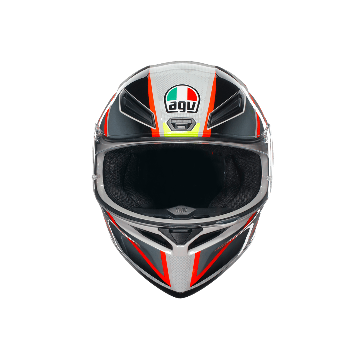 AGV K1 BLIPPER GRİ KIRMIZI KASK 