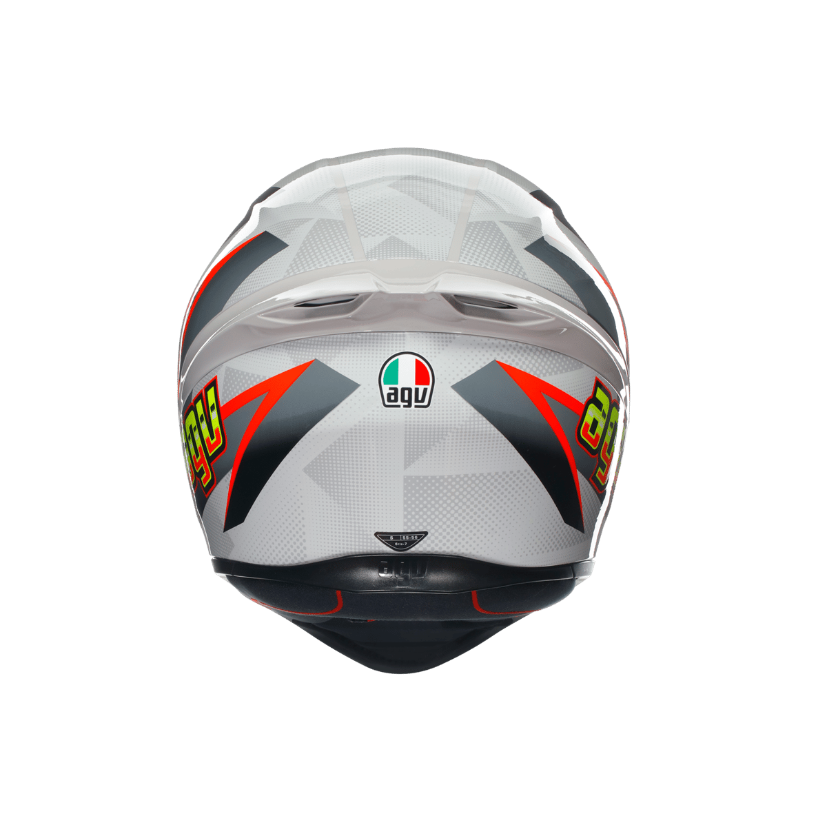 AGV K1 BLIPPER GRİ KIRMIZI KASK 