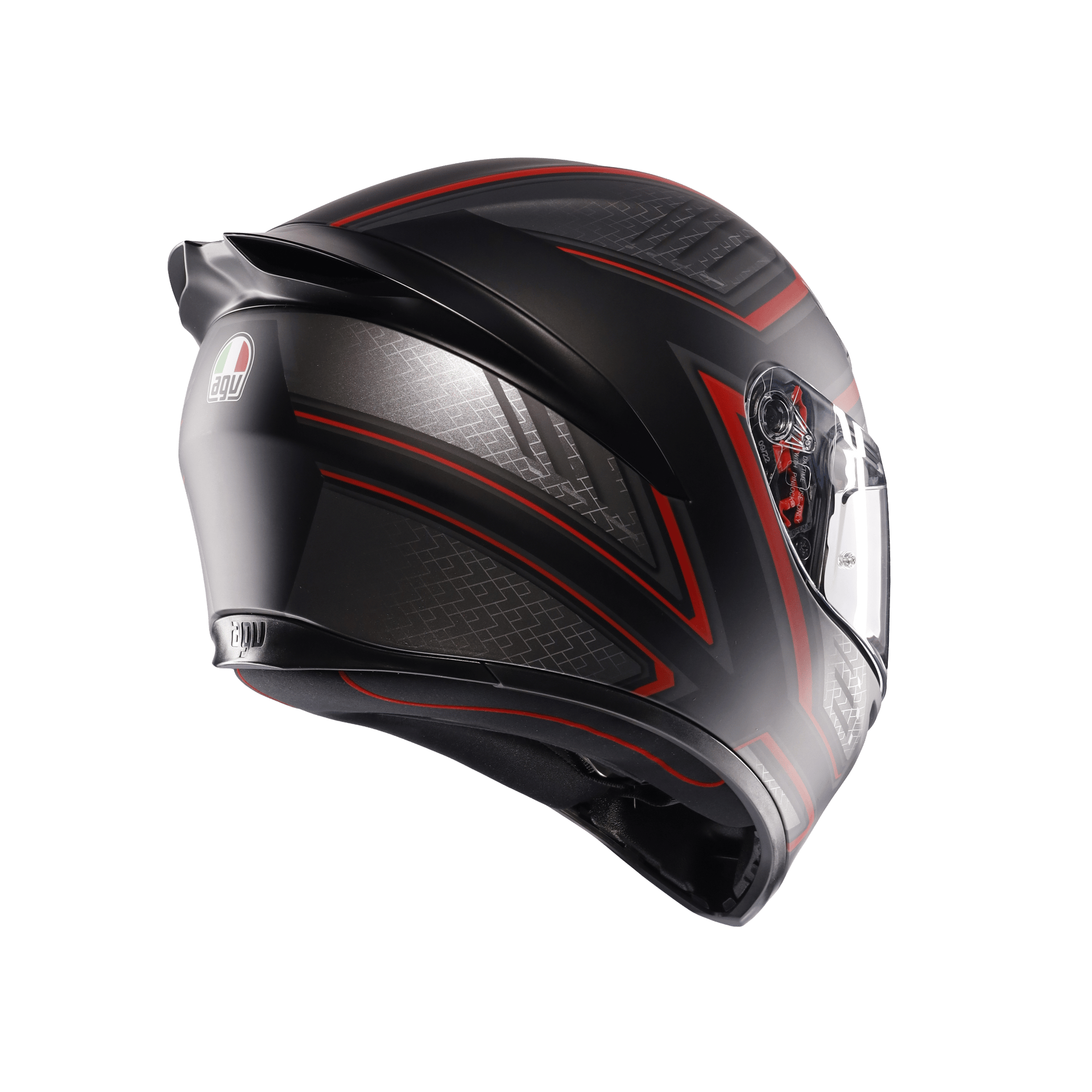 AGV K1 E2206 SLING MATT KIRMIZI SİYAH KASK 