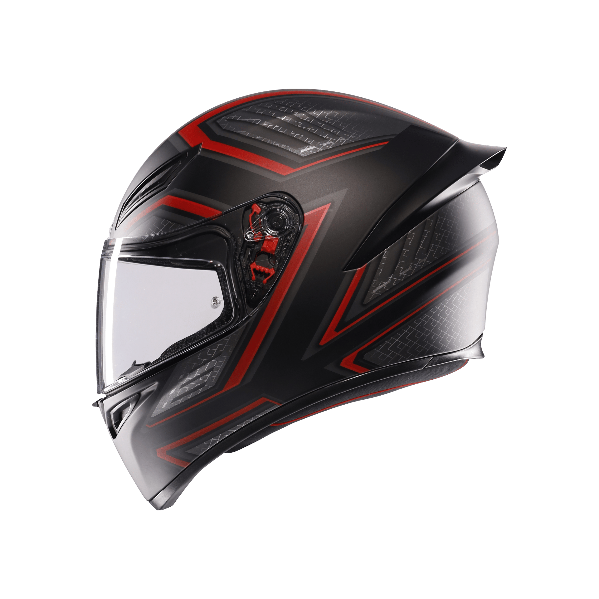AGV K1 E2206 SLING MATT KIRMIZI SİYAH KASK 
