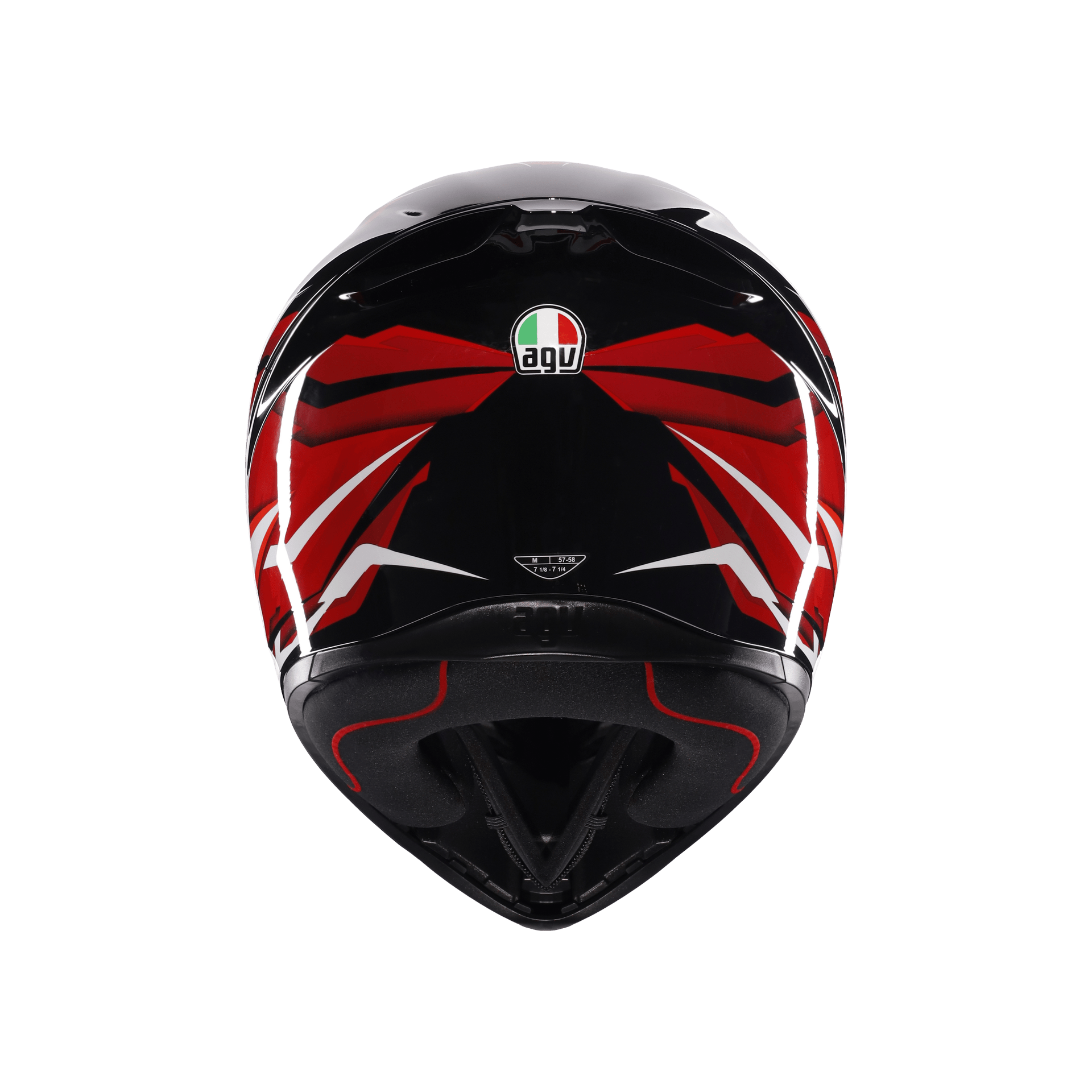 Agv K1 S Lion Black Red White Configuration Kapalı Kask