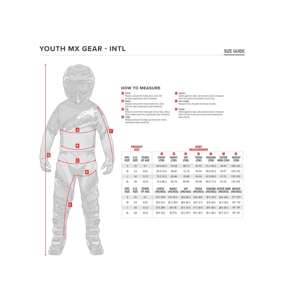 ALPİNESTARS ÇOCUK VÜCUT KORUMA L/XL