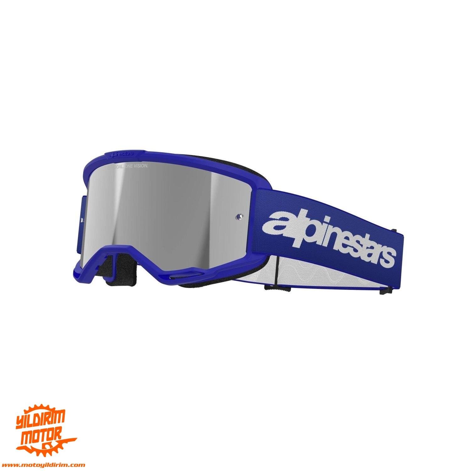 ALPİNESTARS VISION 3 WORDMARK GÖZLÜK MAVİ