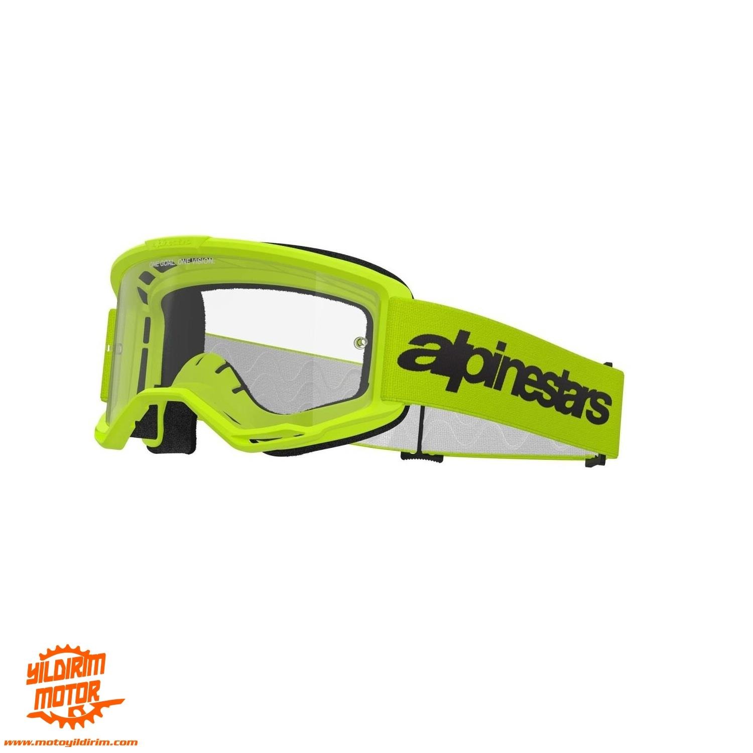ALPİNESTARS VISION 3 WORDMARK GÖZLÜK SARI