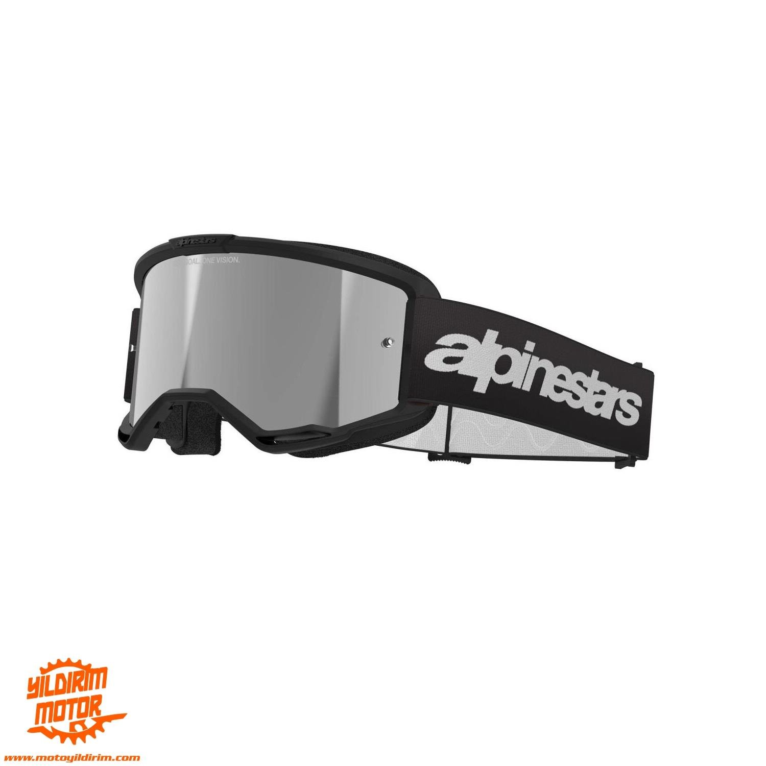 ALPİNESTARS VISION 3 WORDMARK GÖZLÜK SİYAH