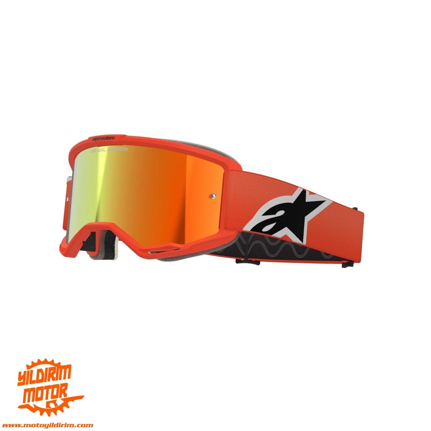 ALPİNESTARS VISION 3 WORDMARK GÖZLÜK TURUNCU