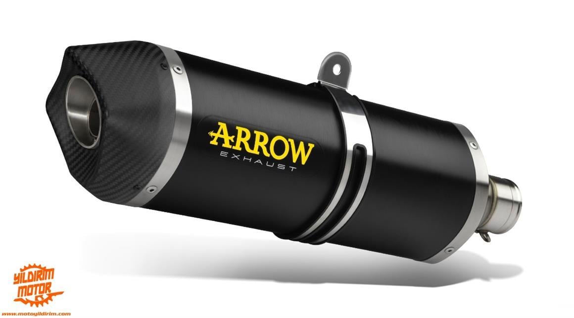 ARROW CF MOTO ALİMİNYUM SİYAH EGZOZ 22-23