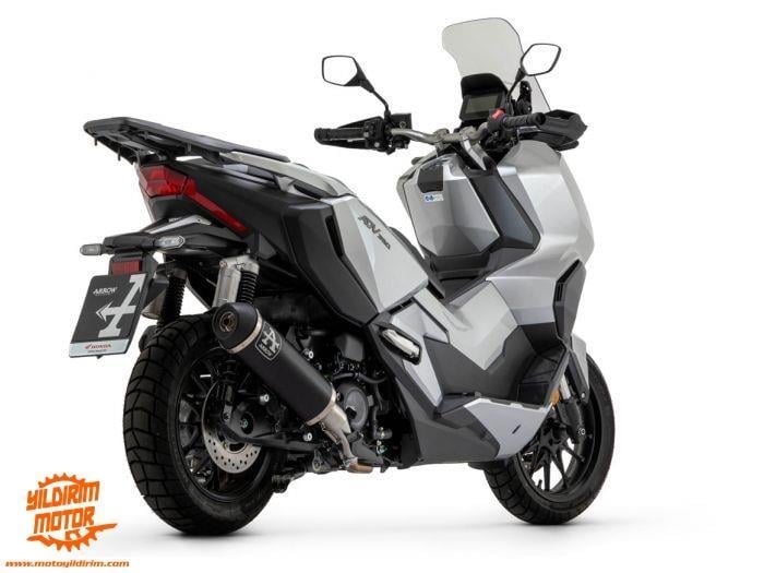 ARROW HONDA ADV 350 ALİMİNYUM SİYAH EGZOZ 22-24
