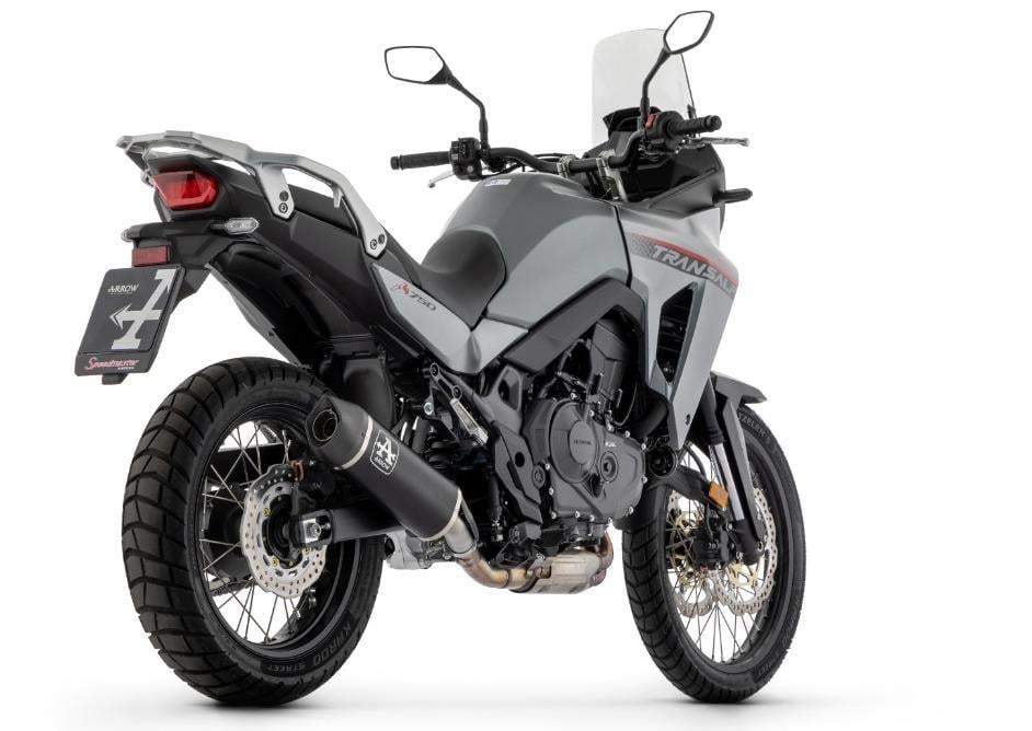 ARROW HONDA TRANSALP XL 750  ALİMİNYUM SİYAH EGZOZ 2023