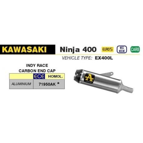 ARROW KAWASAKİ NİNJA 400 ALİMİNYUM EGZOZ 2023