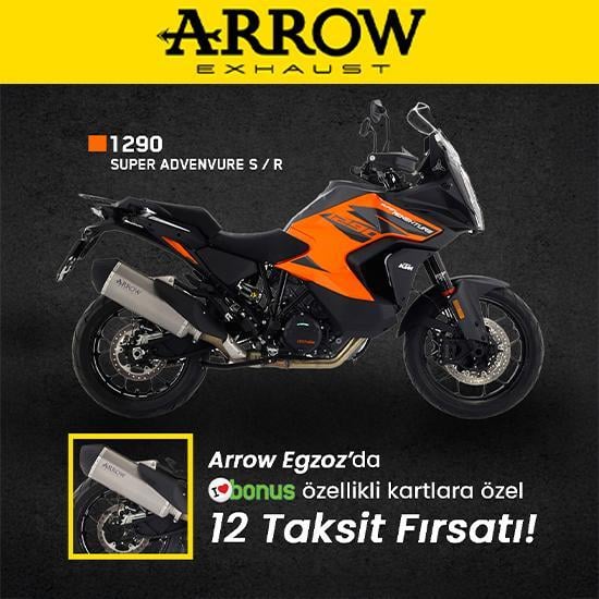 ARROW KTM 1290 SUPER ADV TİTANYUM EGZOZ SİYAH 21-24