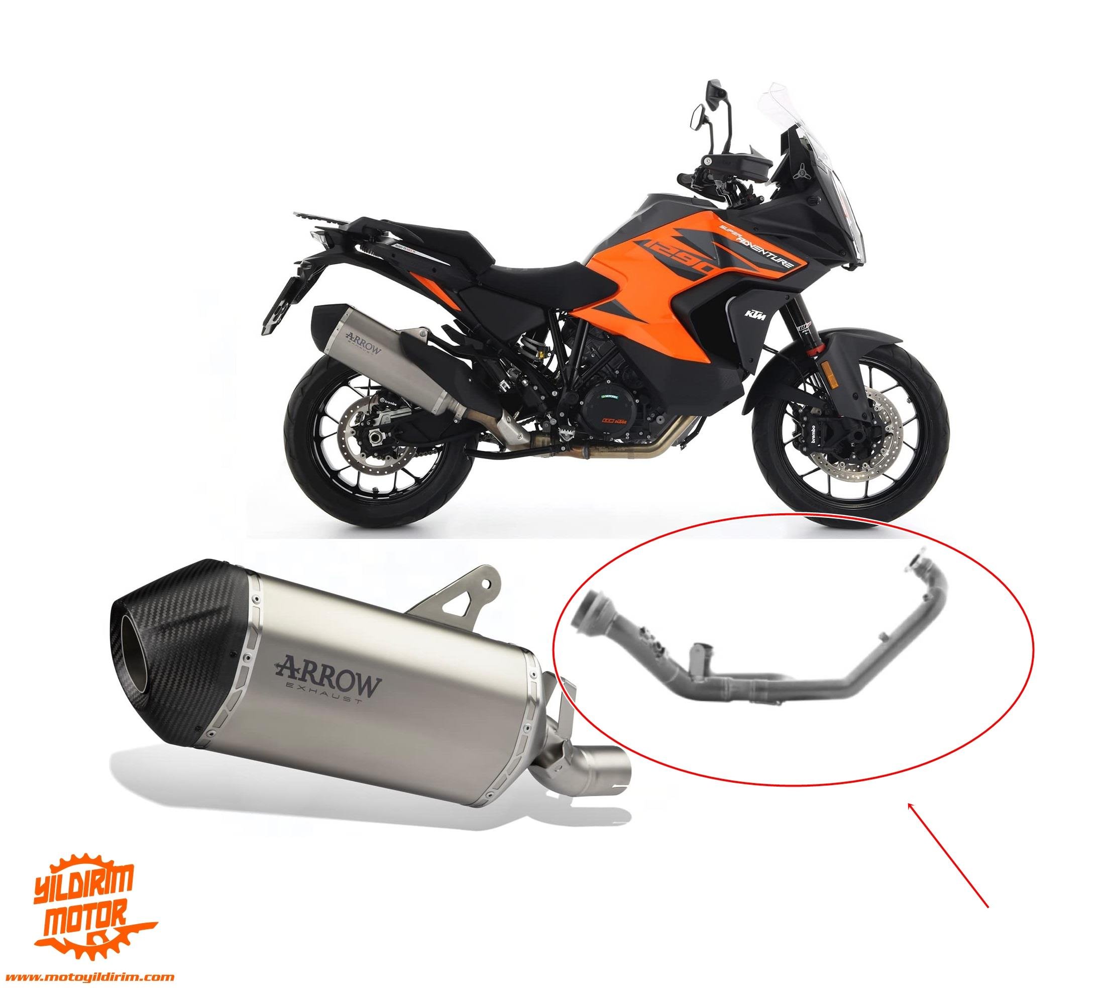 ARROW KTM 1290 SUPER ADVENTURE HEADERS 21-24