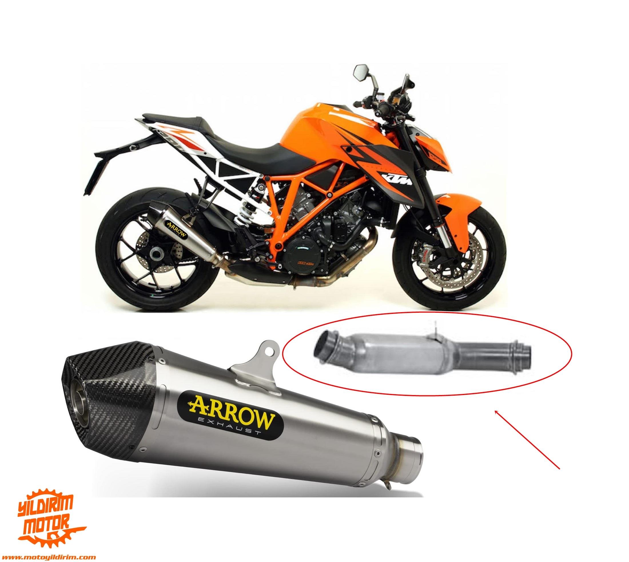 ARROW KTM 1290 SUPER DUKE GT EGZOZ ARA BORU 17-24