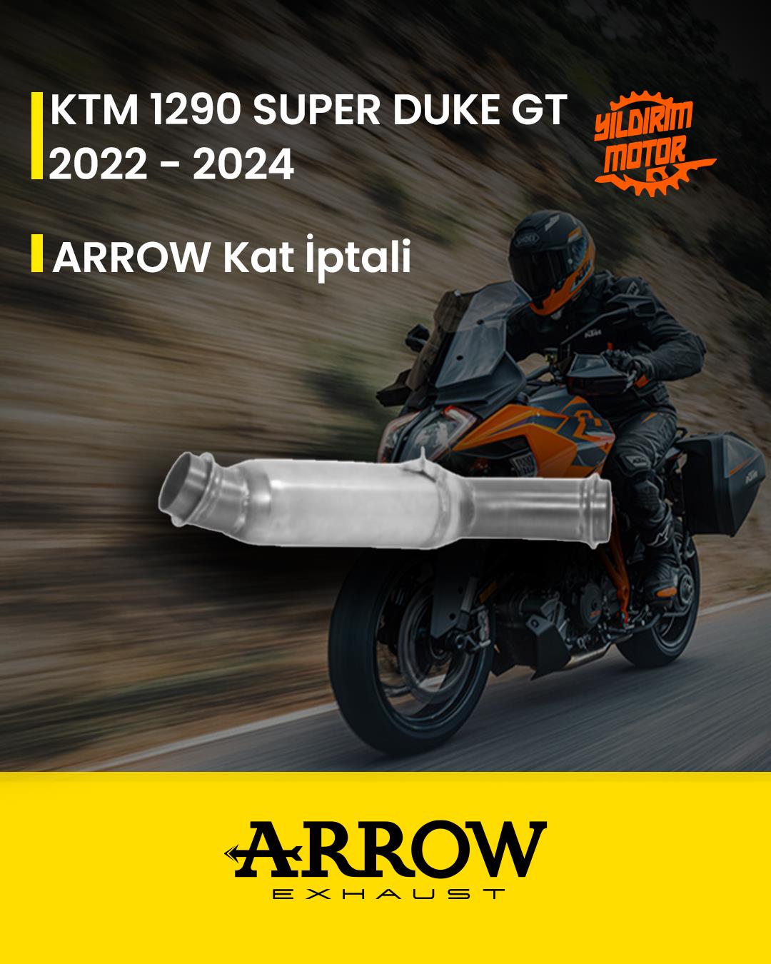 ARROW KTM 1290 SUPER DUKE GT EGZOZ ARA BORU 17-24