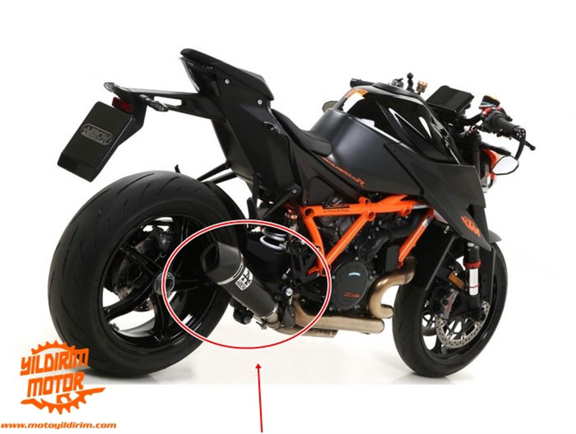 ARROW KTM 1290 SUPER DUKE R SİYAH EGZOZ 20-23